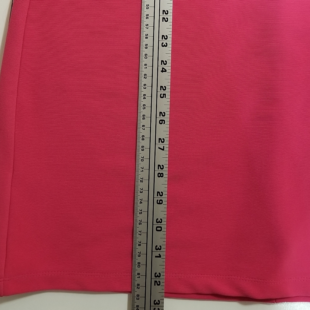 Ricki’s Pink Short Sleeve Tunic Top Side Zipper Stripe Detail XL - Picture 7 of 7